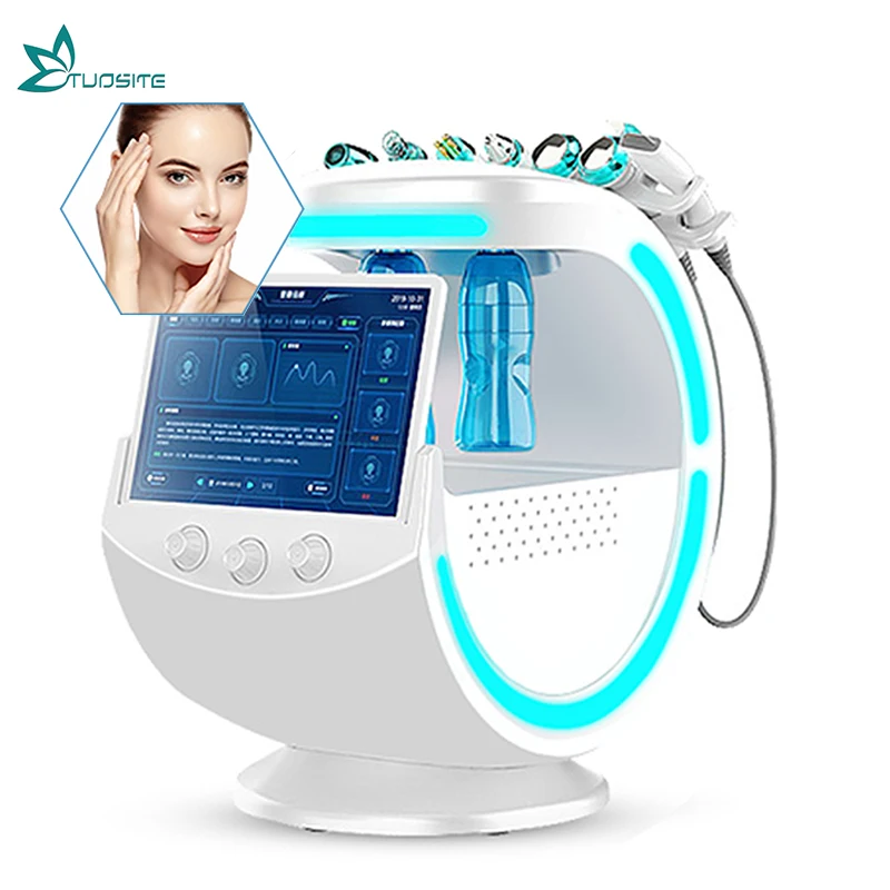 New 7 In 1 Facial Oxygenated Machine H2o2 Jet Peel Hydra Oxygen Jet Facial Machine