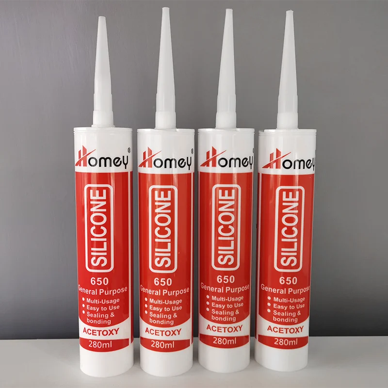 Homey one component acetic silicone sealant for aquarium acid resistant silicone adhesive sealant india