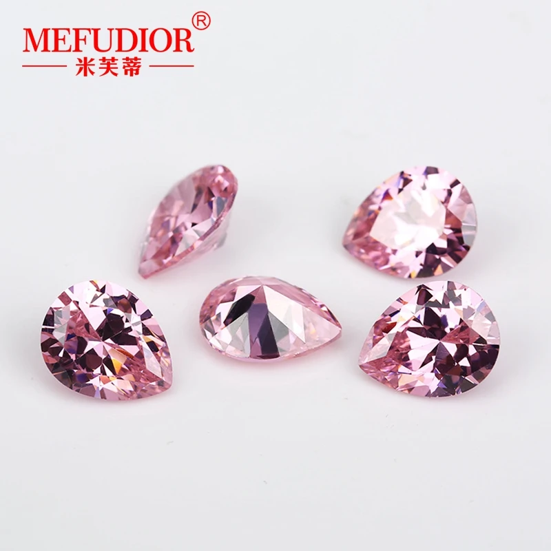 5AAAA Hot Sale Color Pink Wholesale Price Loose Cubic Zirconia Stone