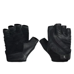 Fashion half finger body building training leather gym weight lifting  gloves