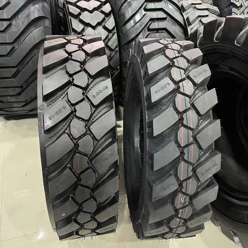 China High Quality Wheel Excavator Tyre Pneumatic Tire For Industrial Vehicles 8.25-16 9.00-16