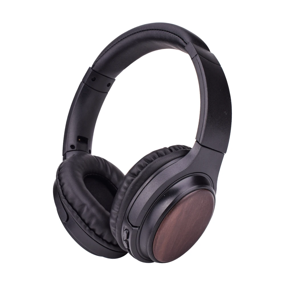 Oem New Super Tf Stereo Wire Less Extra Bass Auriculares Audifonos Diadema Customize On-Ear Wood Headphones Wireless Bluetooth