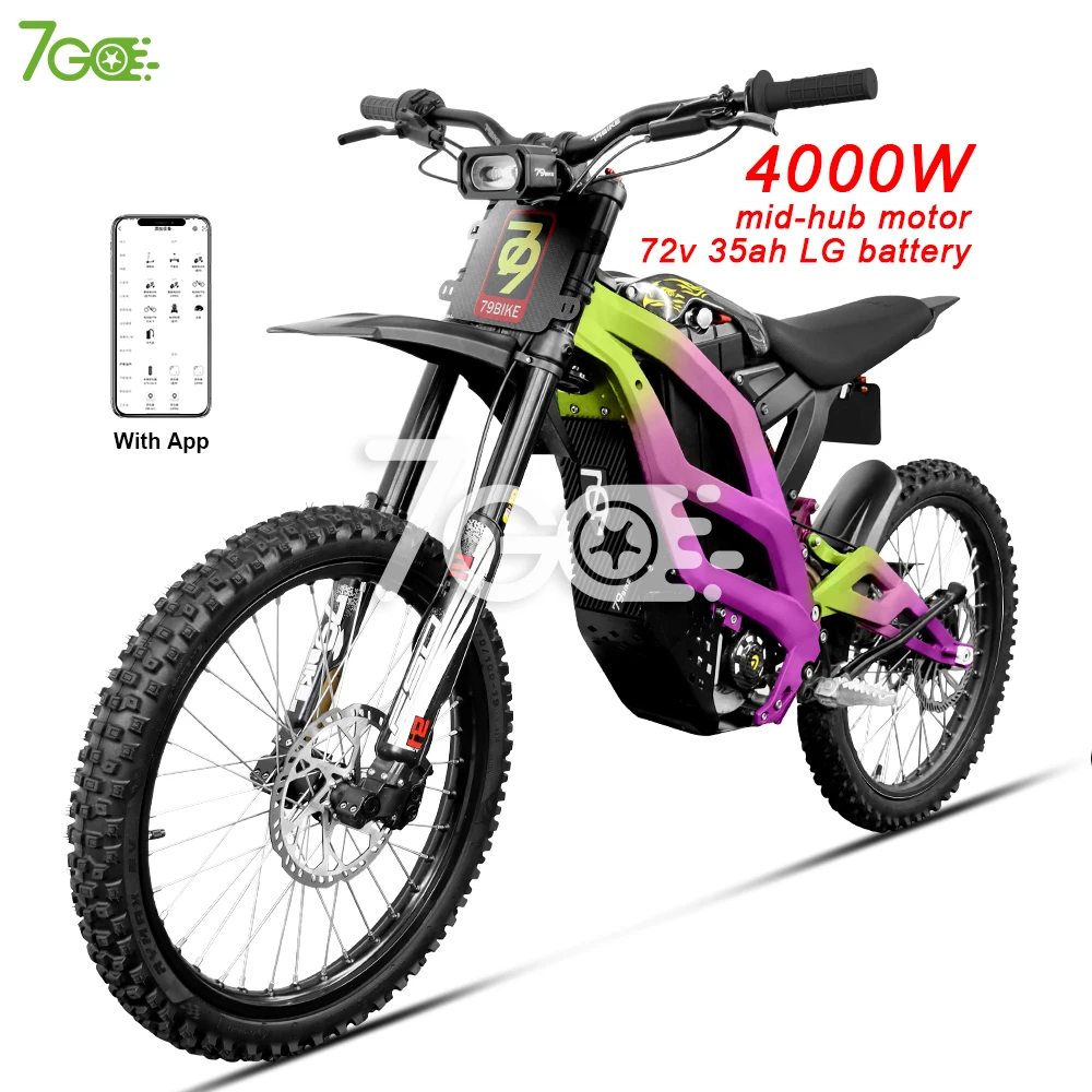 79bike falcon m 8000w electric motorcycle 80KM/h 72V 35AH electric Enduro Ebike electric motorbike motorcycle adult 8000w motor