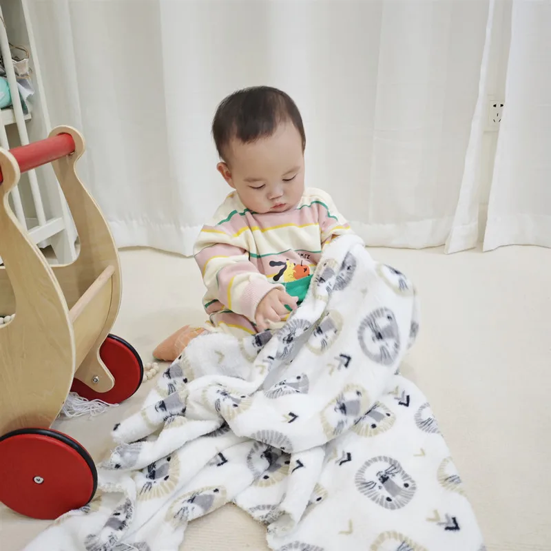 Детское одеяло + плюшевый чехол для младенцев и новорожденных Подарочная коробка игрушки Коралловый Бархатный Чехол четырех сезонов Набор цветных коробок