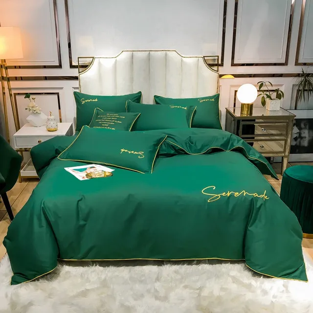 Wholesale custom printed cotton beddings bed sheet 100% cotton linen duvet cover set soft cotton bedlinen