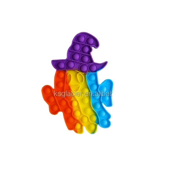 Colorful pop finger Fidget Toys coin purse Fidget Sensory Toys