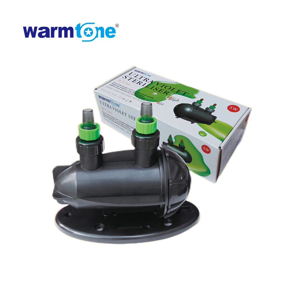 WARMTONE WT-386 UV-C стерильзер свет для аквариума аквариум рыбный пруд Китай Гуандун