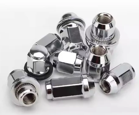 Wholesale M14*1.5 Steel Galvanized Wheel Nut OEM 90942-01103 Lug Nut for Toyota Land Cruiser Hub Zinc Plated Car Nut for Mining