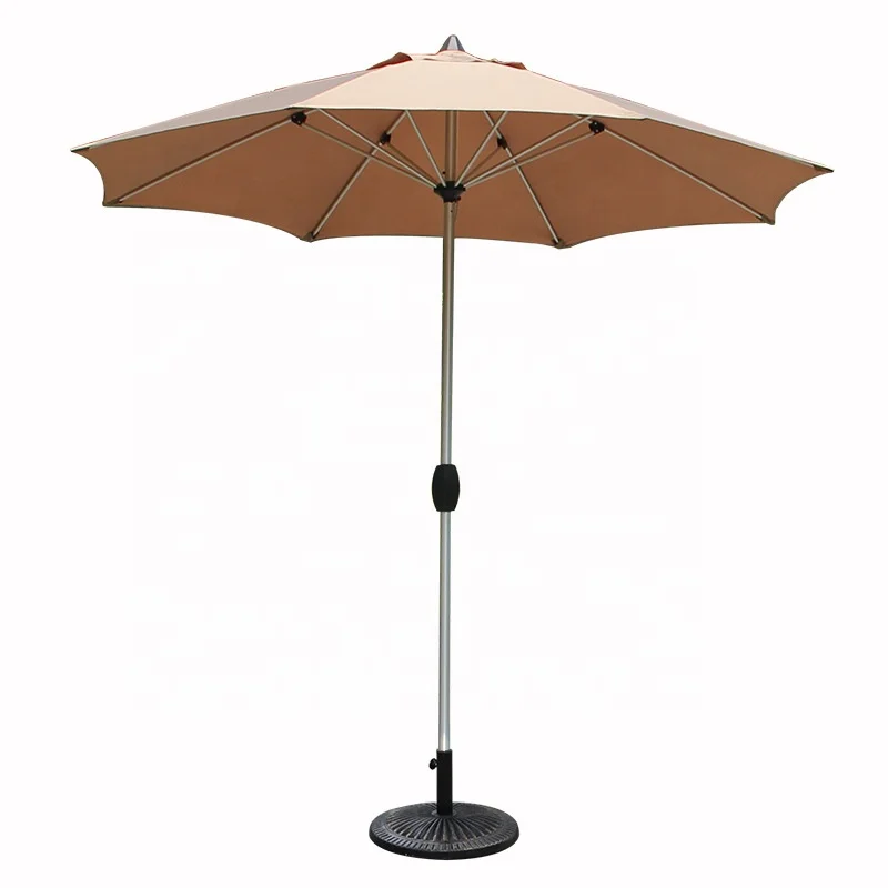 Hot Selling 2.7m Leaning Sun Umbrella Parasol with Winding Crank  Tilt Function for Outdoor