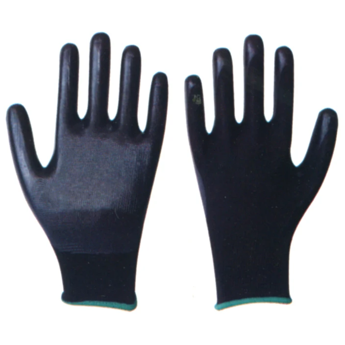 SLG-A-003C  China hot selling high quality low prices cheap Nitrile coated nylon safe safety work working gloves