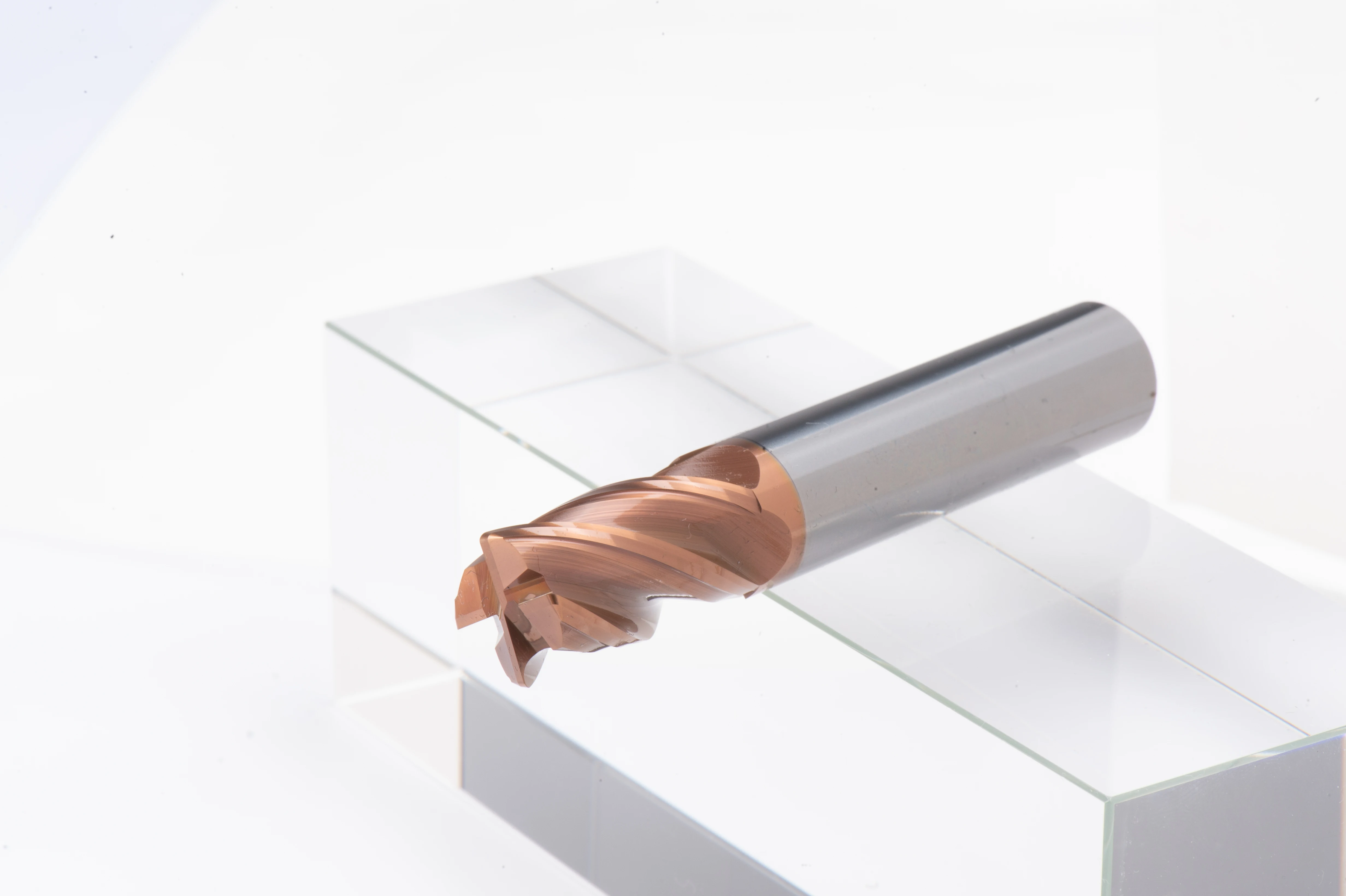 HRC65 CNC Lathe Process Cutter Carbide Four Flutes Flat Head Milling Cutter Tungsten Metal End Mill Cutting Tool for Alloy Steel