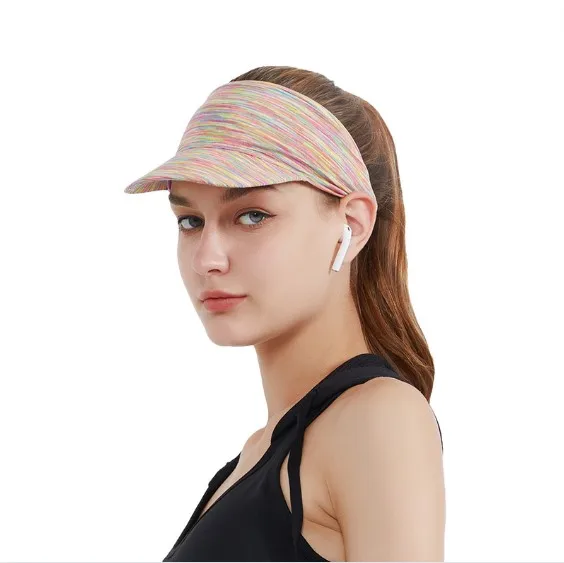 Wholesale Outdoor Sport Sun Visor Hat UV Protection Custom Quick Dry Visor Golf hat