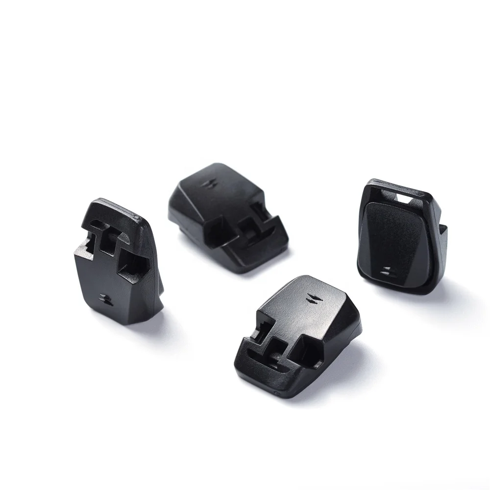 Wholesale garment accessories black string lock elastic plastic single hole cord stopper