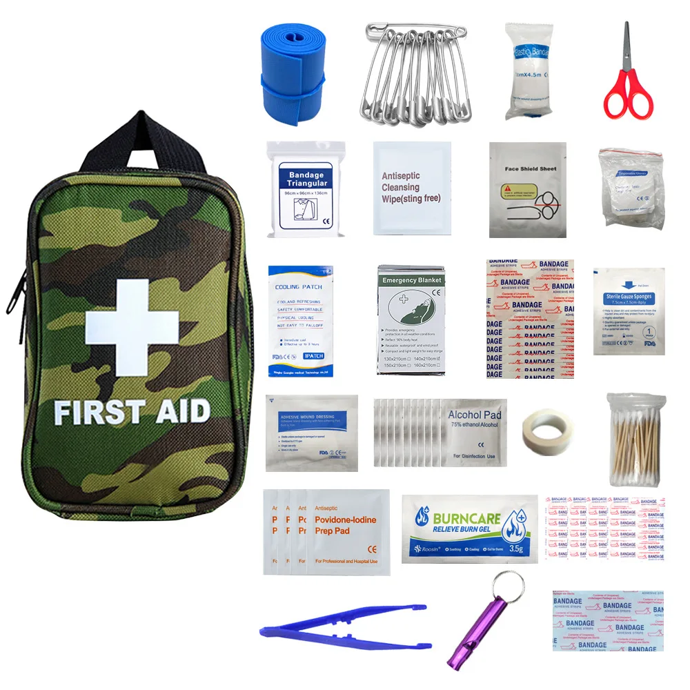 Outdoor High Quality Emergency Medical Backpack Wilderness Medical First Aid Kit