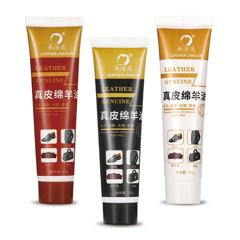 35 grams High Quality Solid Shoe Polish In Tubes Black Brown Neatural Pasted Shoe Cream Polish