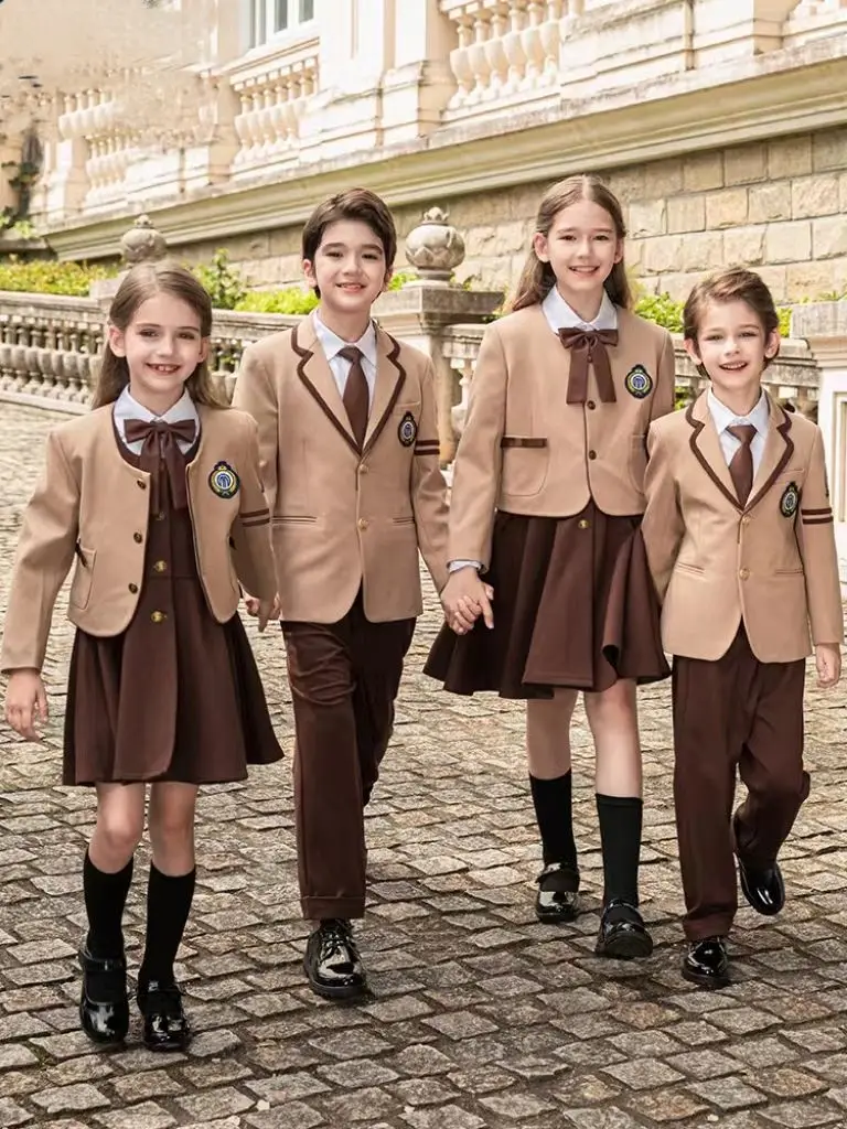 Hot Sell 2024 School Uniform with Boys and Girls Dress and Customized Designed Available for Sale by Exporters