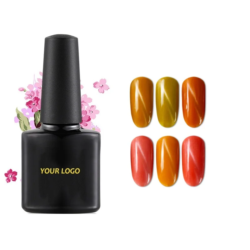 
New technology no wrinkle art kit vegan nail polish cat eye uv gel gel polish 