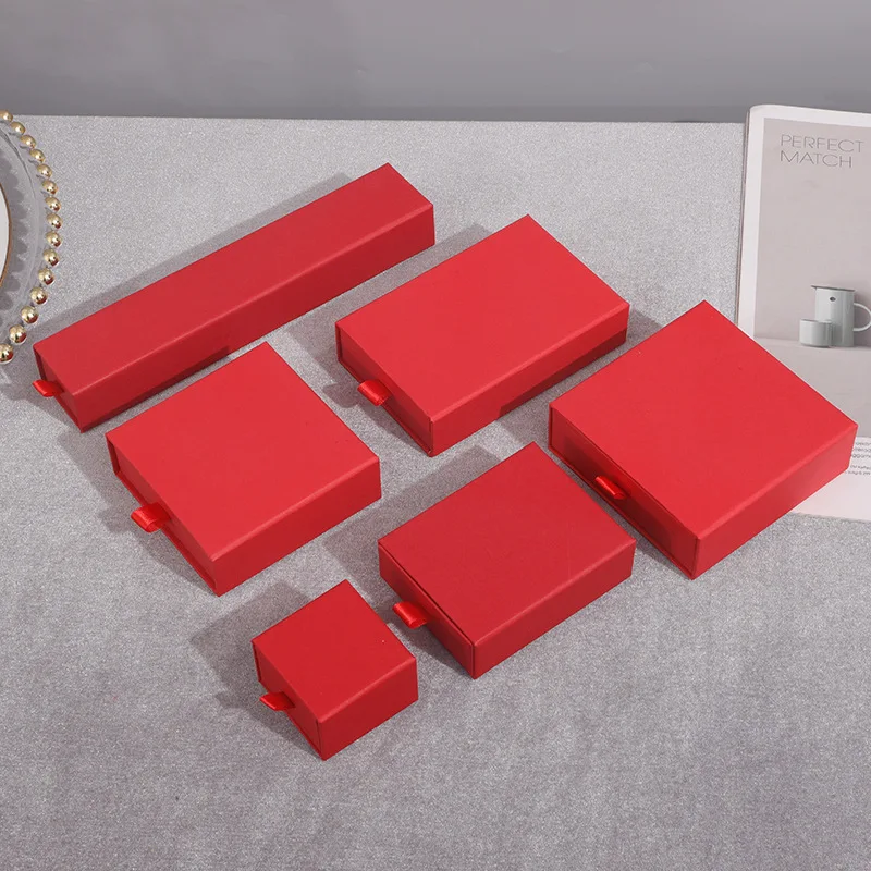 New Styles Small Jewelry Packaging Box Paper Cardboard Rings Jewelry Gift Boxes Luxury Jewelry Packaging Box