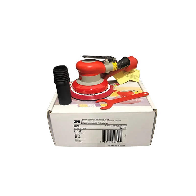 5 inch Air Random Orbital Sander 3M 20319 Vacuu Low Vibration Polisher Tools Pneumatic Random Orbit Palm Sanders