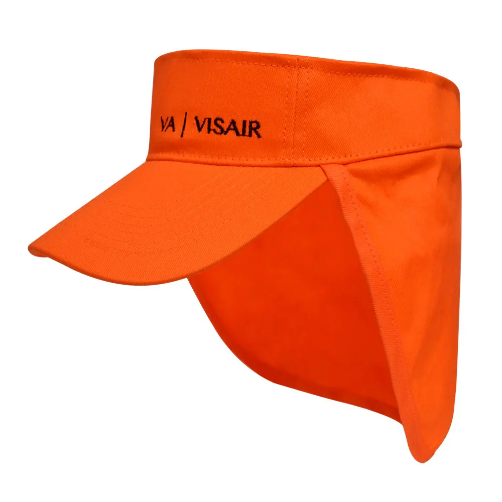 Summer Sun Protection Hats Custom Tennis Visors Hats With Neck Flap
