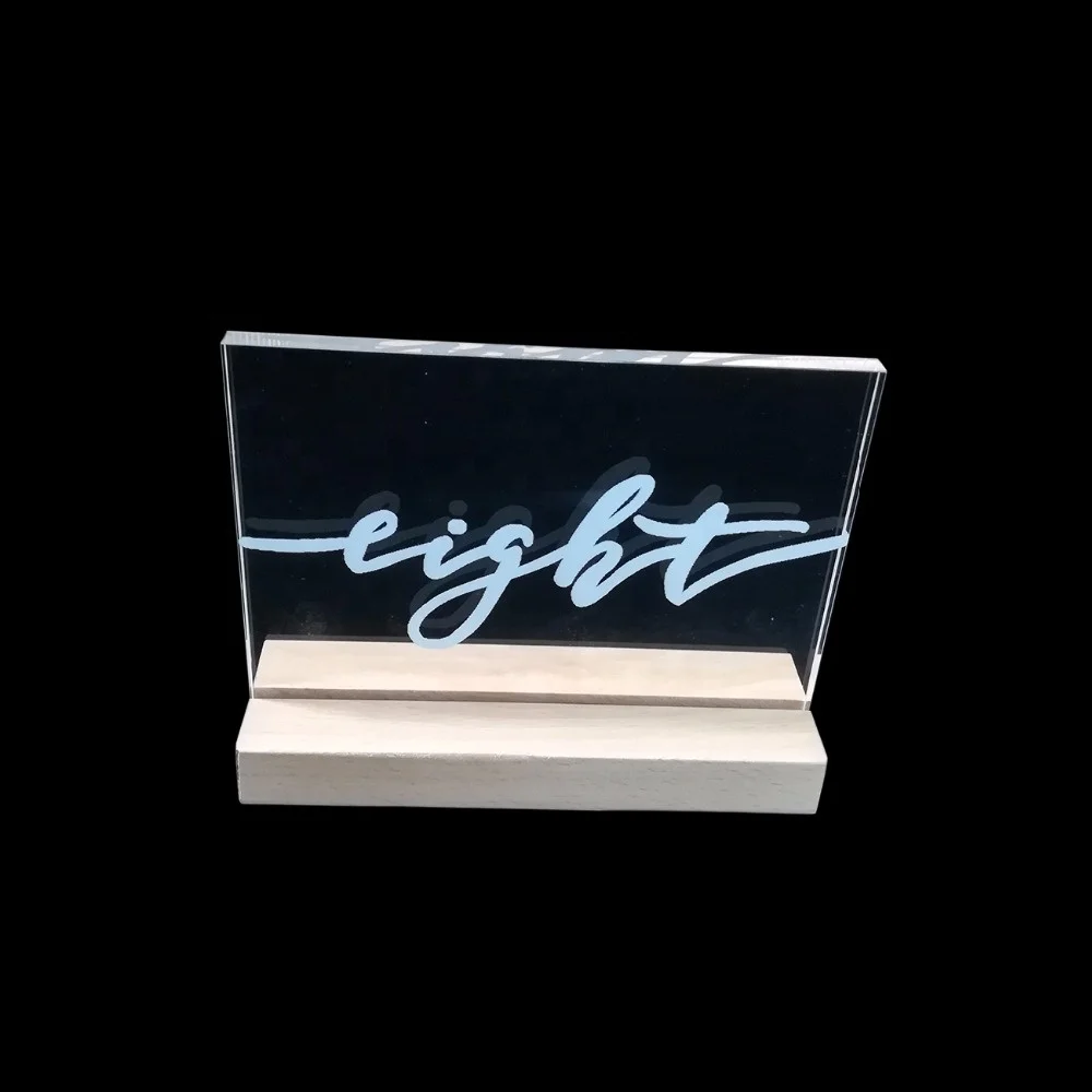 Arritec 2018 Acrylic wedding decoration table party table numbers