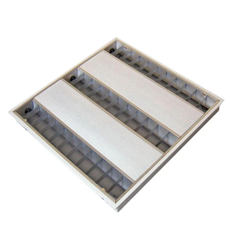 High quality T5 3*14w recessed grille lamp embeded louver fitting