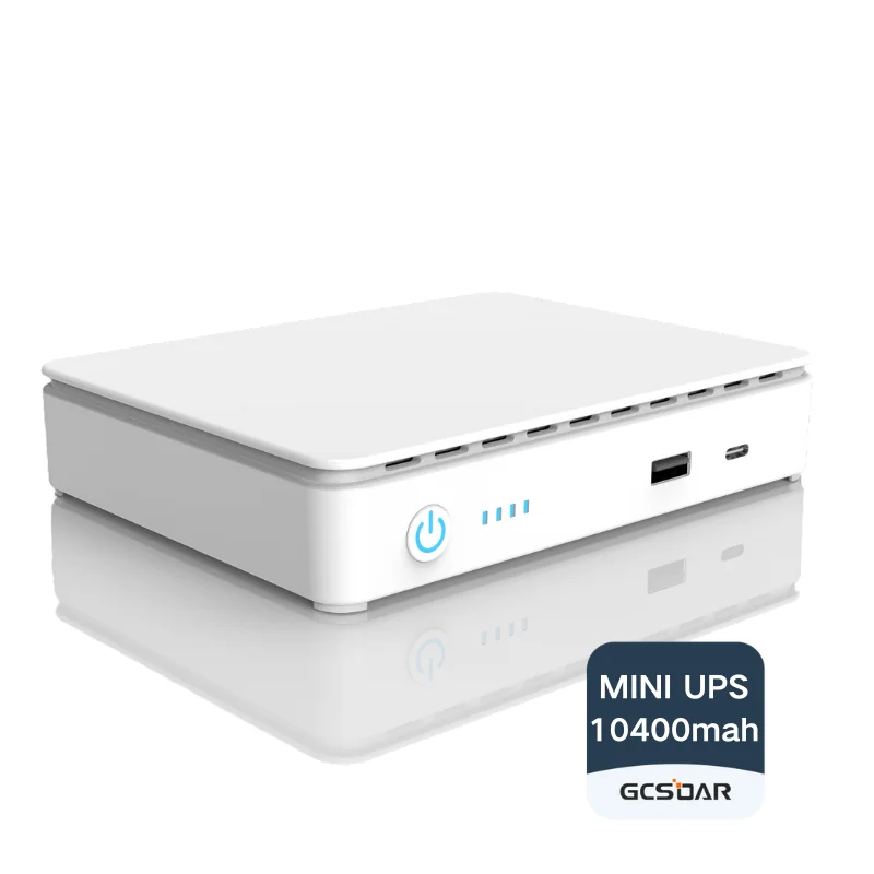 GCSOAR Mini UPS с огнестойким корпусом для монитора камеры видеорегистратор модем Wi-Fi датчик POE однофазный