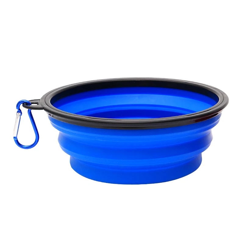 Factory Price Portable Anti-choking Collapsible Pet Dog Food Water Feeding Slow Feeder Travel Bowl