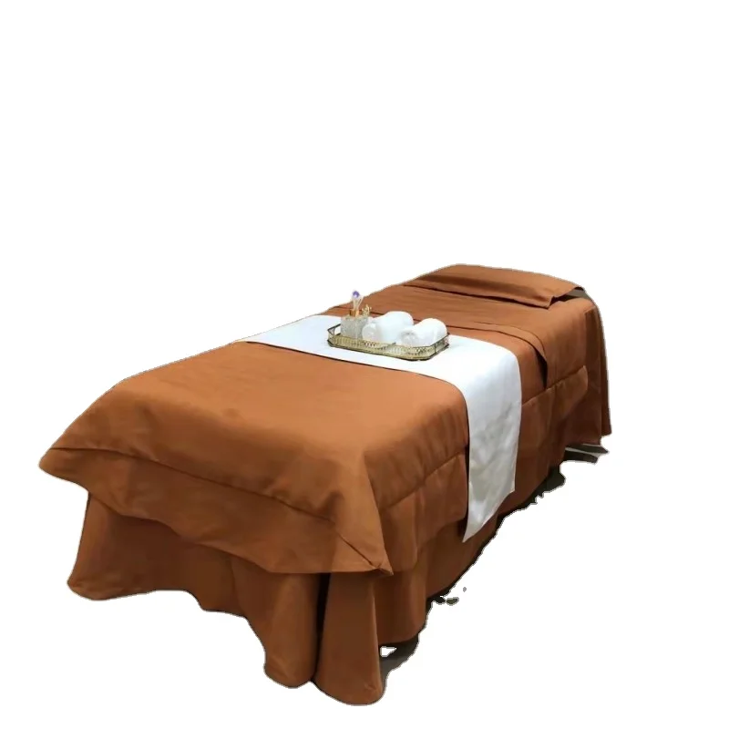 Распродажа набор простыней для массажа салона красоты из 100% полиэстера мягкая кожа хлопок спа с