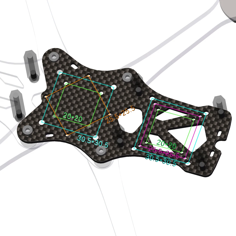 APEX EVO FPV Frame Kit Racing Frame For O3 Air Unit HD Carbon Fiber Quadcopter Frame Kit 5.5mm arm