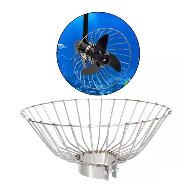 Протектор из нержавеющей стали для электротроллинга с двигателем постоянного тока пропеллер приводом двигателя рыболовная надувная лодка морская соль