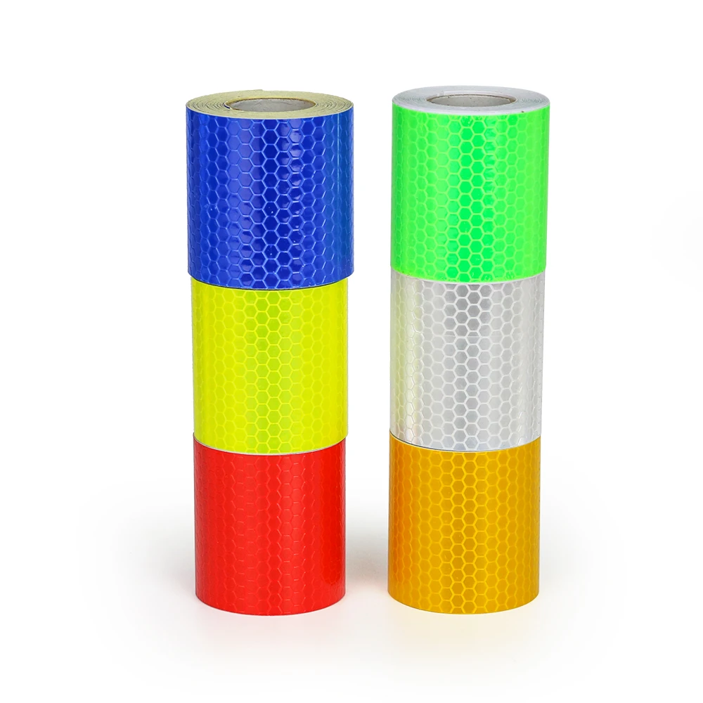 High Intensity invisibility Prismatic Reflective Safety Tape Vinyl Roll Self-Adhesive Security Marking Tape