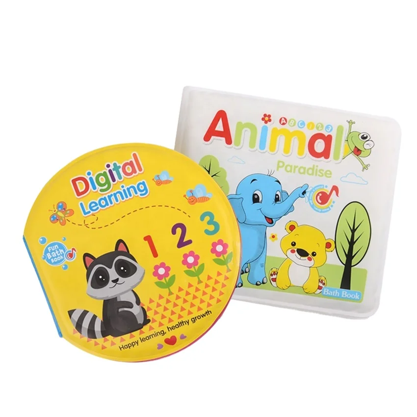 Детская книга для ванны из ЭВА с животными и цифровым обучением