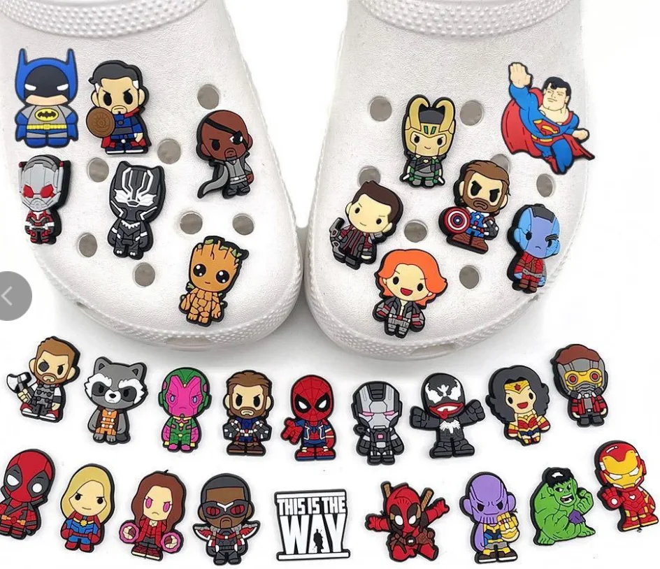 Wholesale Good Quality 2-3cm Mini Child Toy Action Figure many styles decoration for shoes