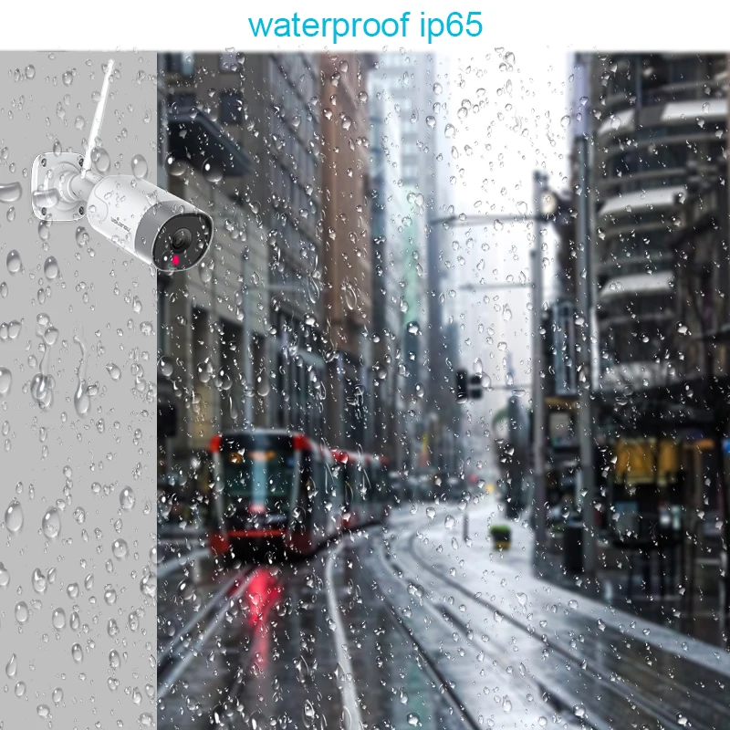  Наружная беспроводная IP-камера AJCLOUD 2MP 1080P IP66 камера видеонаблюдения с датчиком движения и