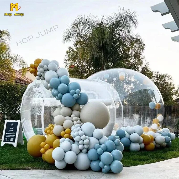 Inflatable Bubble House for Kids, 10Ft Clear Inflatable Bubble Dome Tent with Blower & Pump for Commercial Use, Luxury 100% PVC