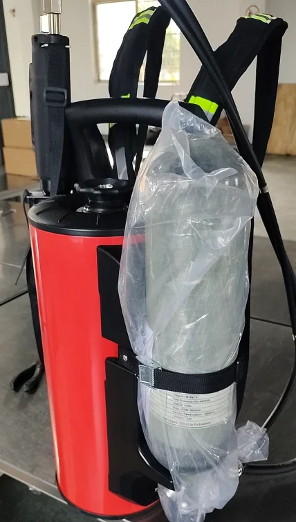 12 Ltr Fire Fighting Backpack Water Mist Fire Extinguishing Gun CAFS