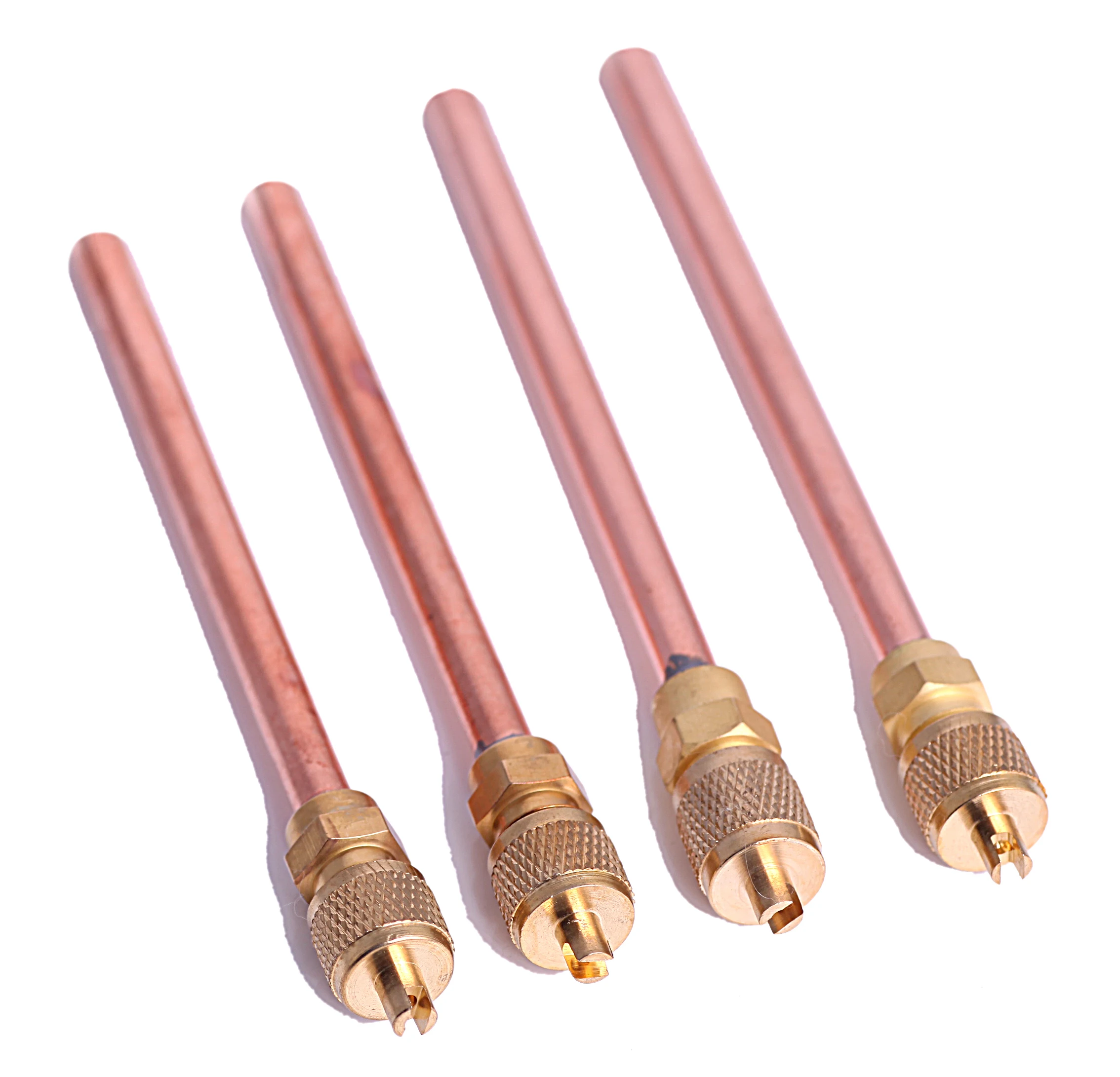 Air conditioner spare parts charging pin valve refrigerator copper access valve