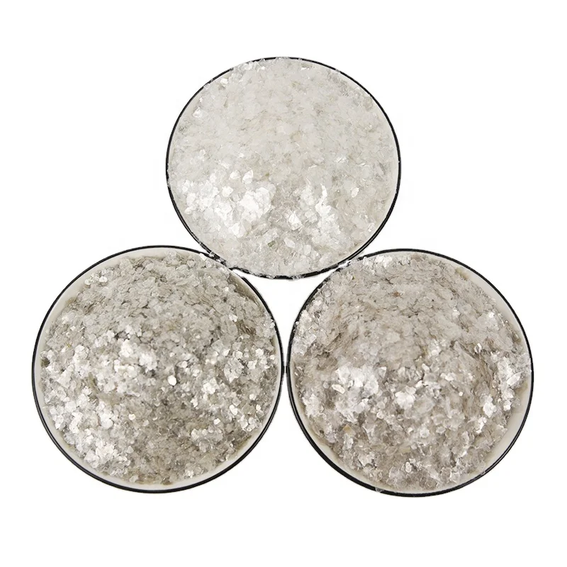 crystal silver white   Mica 2022 Hot Sale Flake Price Crystal Series Cosmetic Grade Mica Pearlescent Powder Pigment