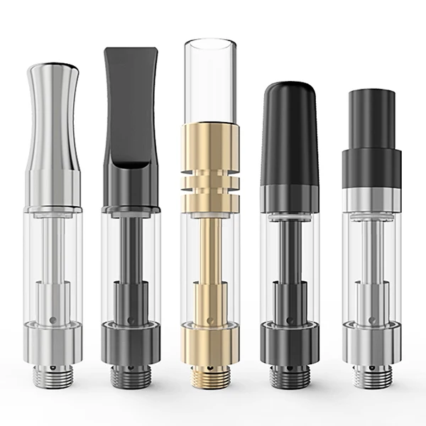  Катушка из кремниевой керамики CBD co2 картридж для вейпа с толстым маслом индивидуальным логотипом стеклянный атомайзер 5 мл 1 клиромайзер резьбой 510 INT керамический КБР густой масляный vape заказной логотип