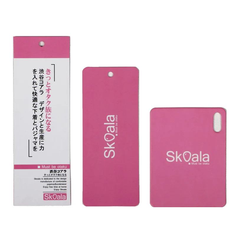 Recycled Customized Brand Logo Swing Paper Hanging Tag Apparel Clothing Hang Tag For Clothes/Socks