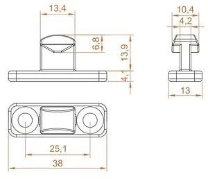 OEM ODM Lift Sliding Window Window Lock Stainless Steels Lock For Sliding Windows