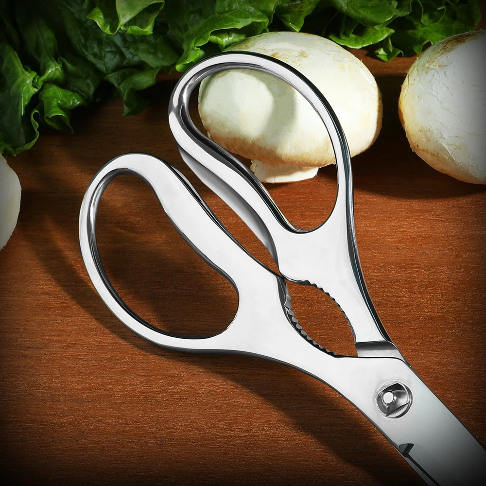 Ultra-Thin Exquisite Mirror Design Stainless Steel Kitchen Scissors for Home Kitchen Use Ultimate Cutting Tool for Vegetables