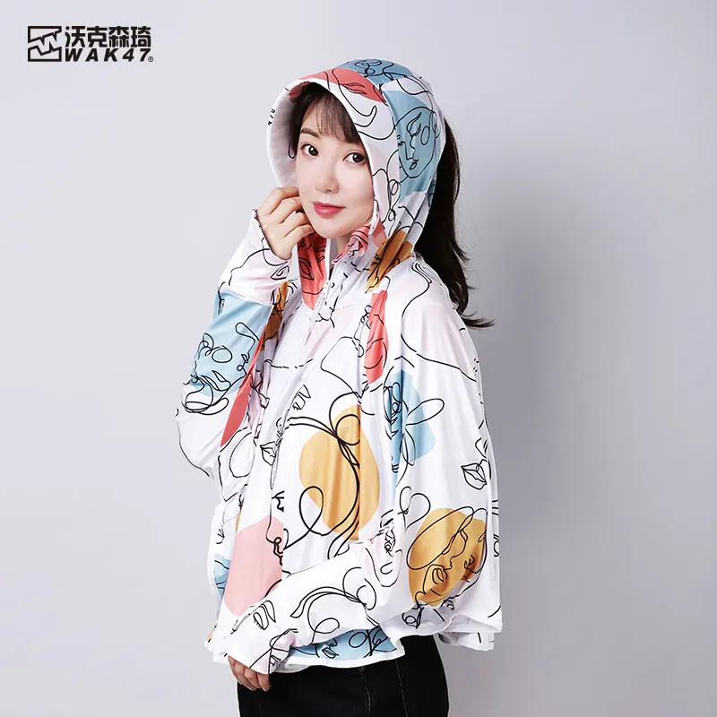 sun protection shawl female summer new face mask neck breathable cycling UV long-sleeved ice silk sunscreen