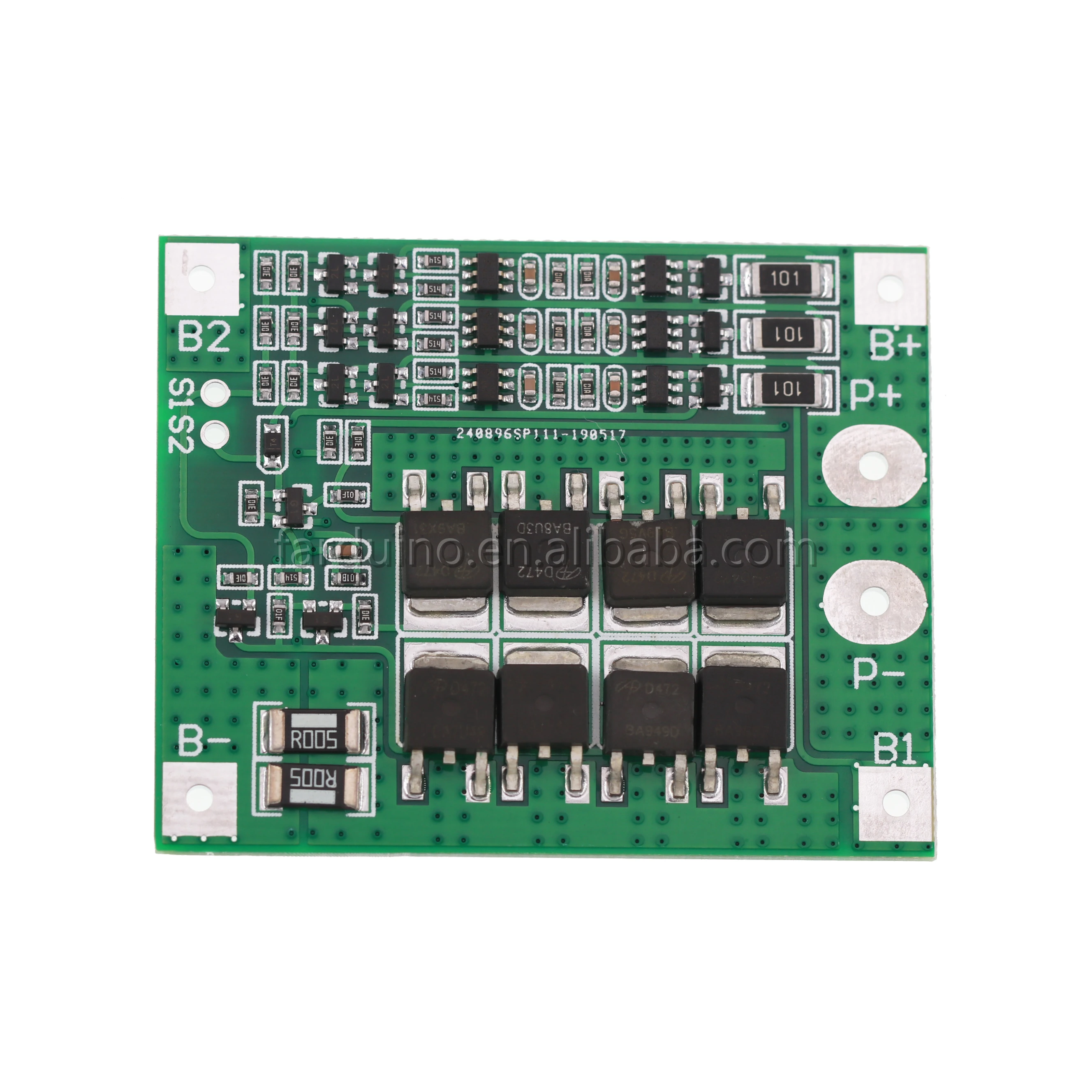 Защитная плата PCB BMS для зарядки полимерных литиевых аккумуляторов 18650 25 А 3 S последовательный модуль защиты литий-ионной 12 В 7 Lipo