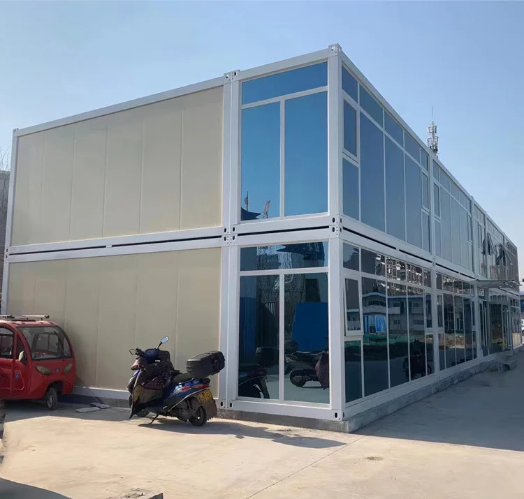 ULT-PD-9122  Steel structure packing and folding container house Prefab house Detachable simple container house for construction