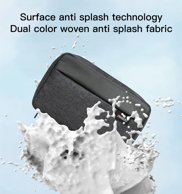 WB32 Yesido Hot Aelling Business Polyester Waterproof Protective Women Men 14 16 Inch Digital Accessory Storage Bag