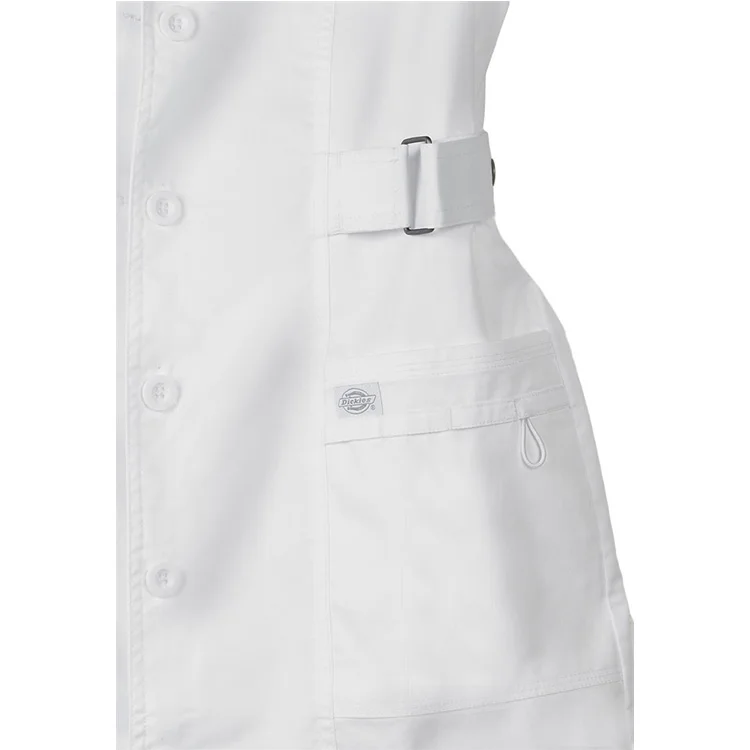 Custom long sleeve doctor clothing mandarin collar white lab coat