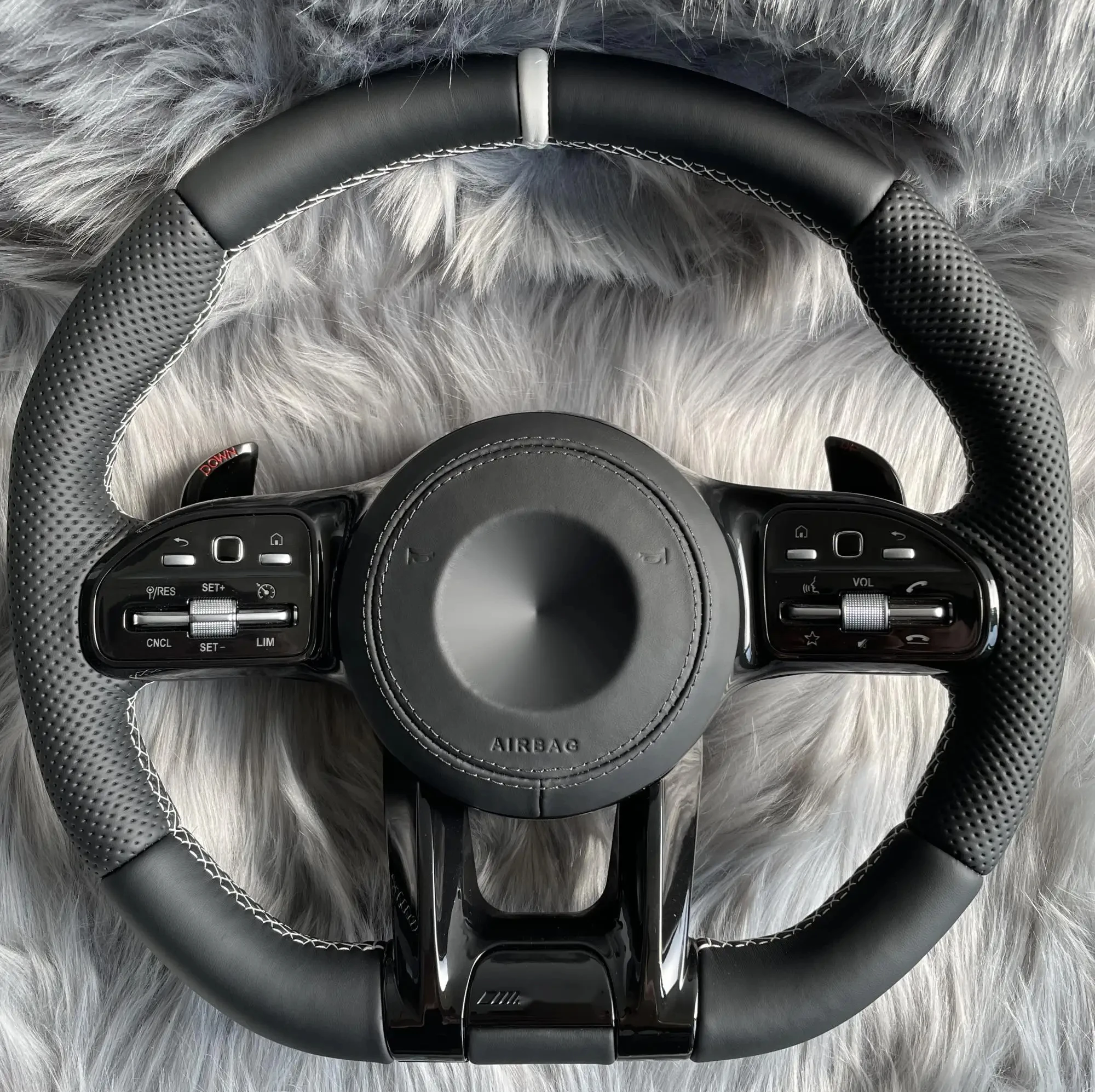 Руль AMG для бензов c190 W117 W166 W177 W197 W205 W216 W217 W218 W222 W253 W257 W463 W464 GLE G63 C63