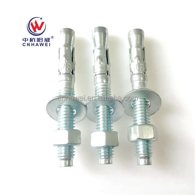 Sunpoint M18 A325 34 X 18 SS 16mm 20mm Diameter M8 M36 Eye Concrete Sleeve Wedge Expansion Anchor Bolts Made Steel Carbon Steel